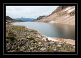 Zimmer Lake - looking back towards Pilot Peak