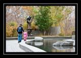 Norah and Steve outside the museum