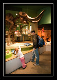 Checking out the mammoth