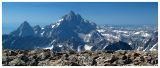 Mt. Moran Summit Panorama - Southerly View