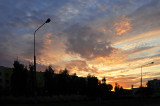 Sunset Between Two Lanterns