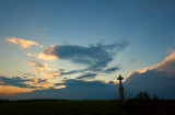 Sunset With Cross