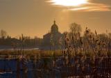 Church Behind The Reeds
