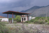 verlassene Tankstelle in der Nähe von Hani i Hotit (Grenze zu Montenegro)