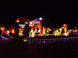Christmas lights in Schoonover Park Marina, CA