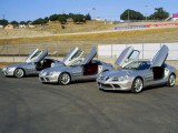 Mercedes McLaren SLR times three Laguna Seca