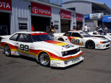 Toyota Celica racecars from the 1980s