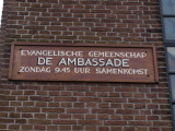 Den Helder, ev gem De Ambassade bord, 2009.jpg