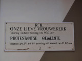 Zaandam, RK (en prot) OLV kerk bord, 2009.jpg