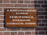 Zaandam, RK h Bonifatius bord, 2009.jpg
