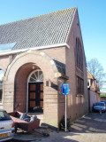Muiden, Singelkerk, oude geref kerk nu woonhuis, 2008