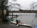 The five dollar boat ramp, down a lick and opposite Loris.  A maelstrom of outboards and salmon seekers in two weeks.