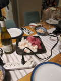 Halibut and Ahi.