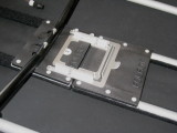 Center clamp and central frame, after assembly.  Skin pressure holds this baby tightly!
