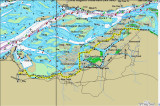 About 16 nautical miles, winding through the heart of the low-lying islands in a USFWS Refuge.