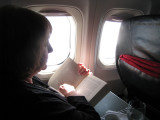 Long flight, but a good book