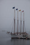 The Margaret Todd is a rare 4 mast schooner