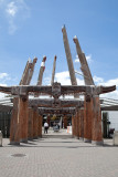 Entrance to a Maori cultural center