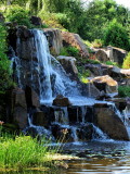 Chute du jardin alpin - Jardin botanique du Nouveau-Brunswick