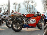 999 Fila Ducati at Leco, Lake Como.