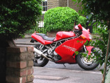 Ducati 900ss in London.