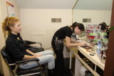 Katie at work
