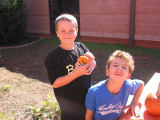 Timothy Assof and Sean Klinkman on Pumpkin Day