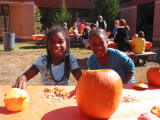 Lauren Noel and Kourtney Hawkins on Pumpkin Day