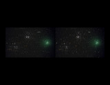 Comet 103P in the Perseus Double Star Cluster