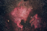North American and Pelican Nebula  -  NGC7000 & NGC5040