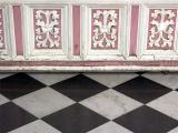 Basilica door and floor, Oaxaca.