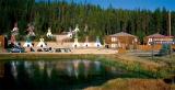 Modern-day resort, Lolo Hot Springs, Montana.