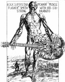 Muscle-Flasher Smith with his 6-string Brain-Jo
