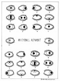Eyeball alphabet