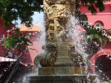 Melakas Peoples Square fountain