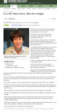 Dr. Friel resigns after 1 year as Lowell director. AZ Daily Sun Article June 11, 2010