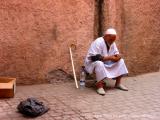 man in white, marrakech