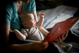 Nicole and Ethan Reading