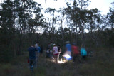 Setting out traps at dusk, site 1<p>IMG_0647