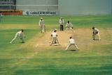 Cricket Carl Hooper drifts one past the batsman