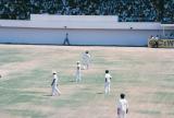 Viv Richards walks off after being given out by the umpire