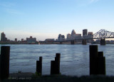 View of Louisville, Kentucky from Jeffersonville, Indiana!