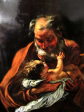 Joseph and Infant Christ