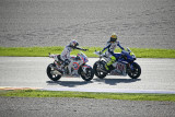 Dani PEDROSA and Valentino ROSSI