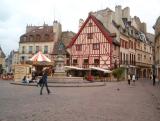 The touristy square in Dijon