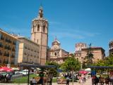 One of the central squares in Valencia