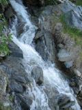 On the way back, we had to ford this little river barefoot