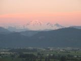 Mt. Baker at sunset