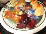 One of many yummy meals