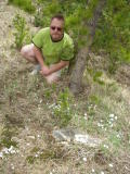 Rock Garden - Rick with his addition.JPG
